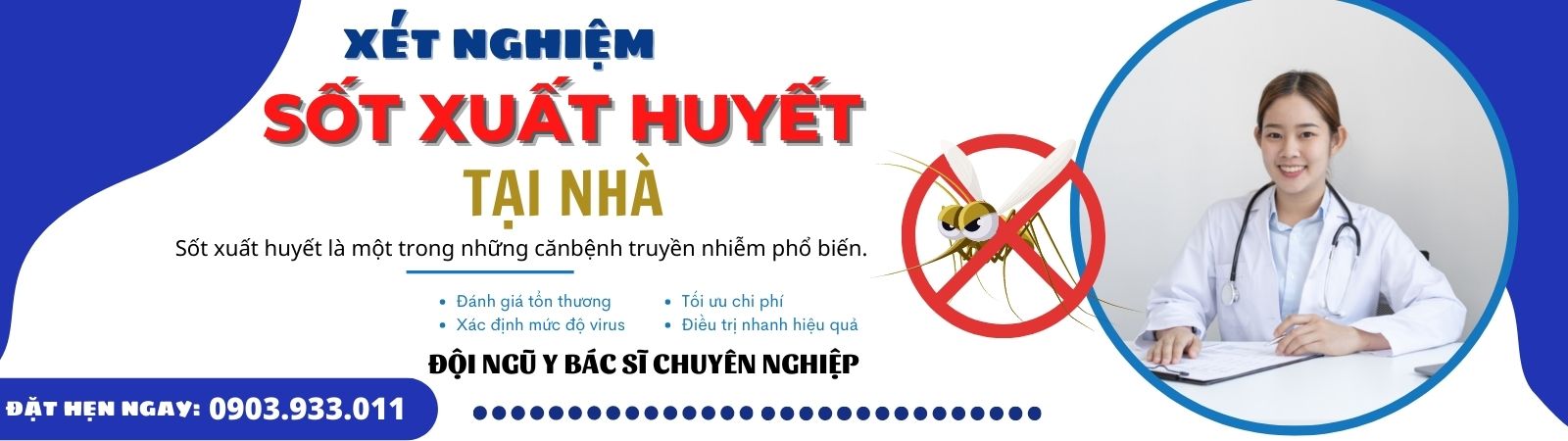 Dịch vụ xét nghiệm sốt xuất huyết tại nhà